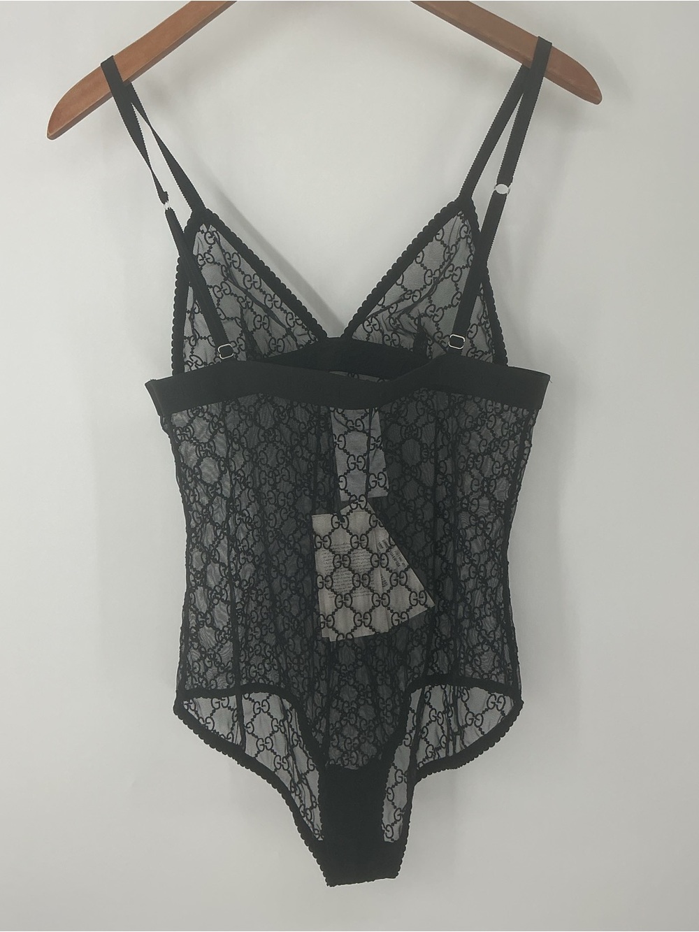 Gucci Tulle Bodysuit Large NWT and Box - Picture 6 of 9